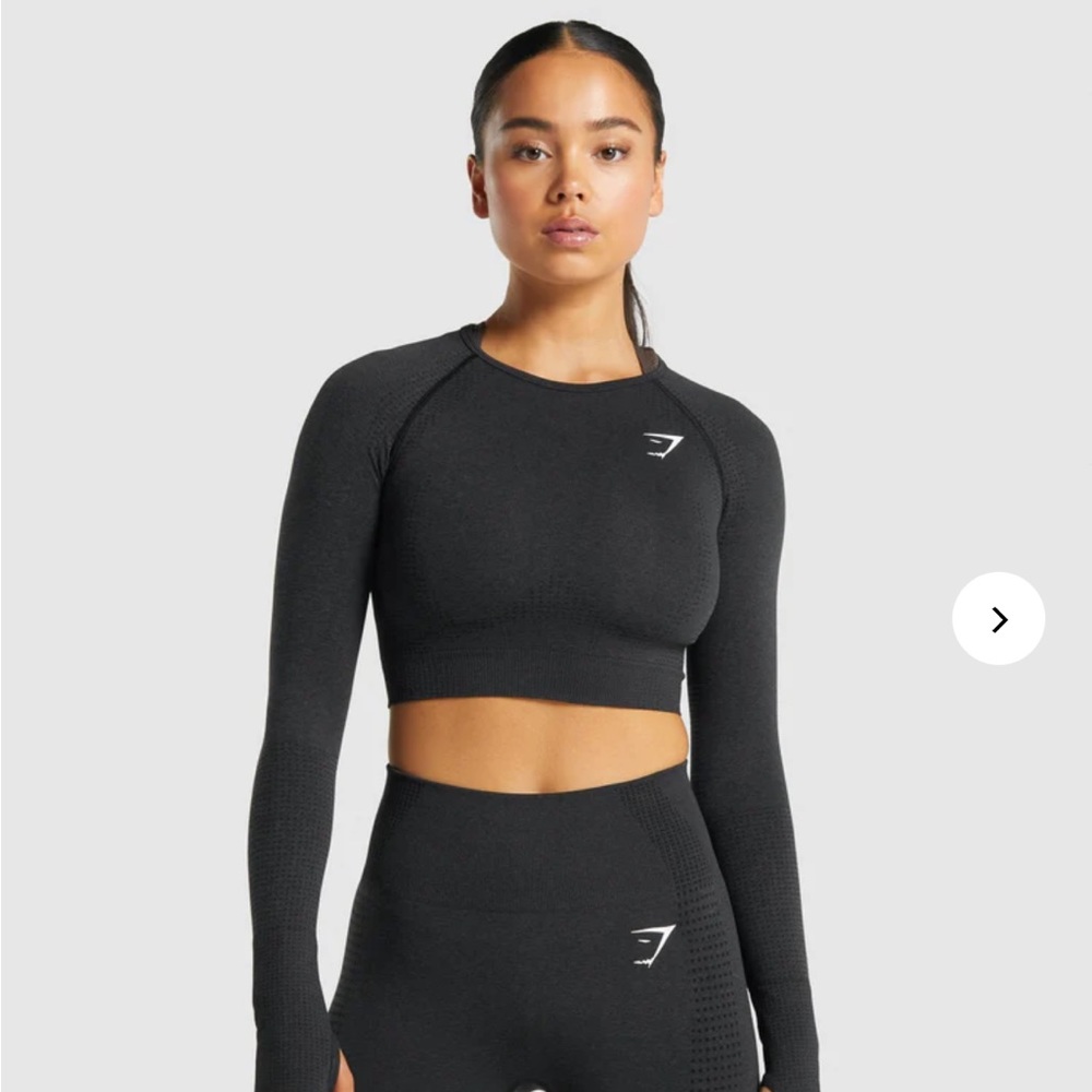 VITAL SEAMLESS 2.0 LONG SLEEVE CROP TOP